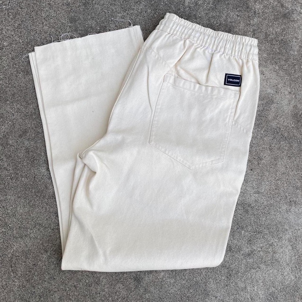 Volcom White Loose Fit Pants